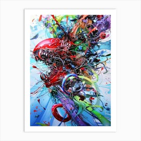 Alien Monster Art Print