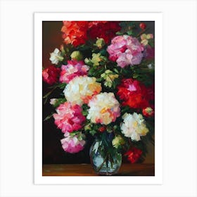 Cypress Still Life Oil Painting Flower Art Print