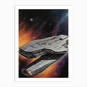 Star Trek Spaceship Art Print