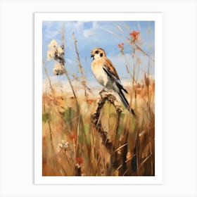 Bird Painting American Kestrel 4 Art Print