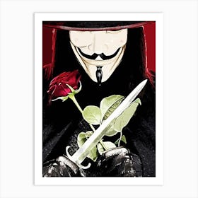 V For Vendetta movie 4 Art Print