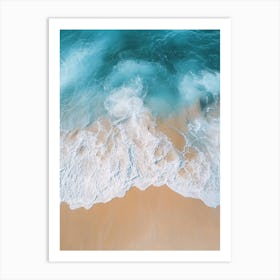 Aerial View Of A Beach 83 Art Print