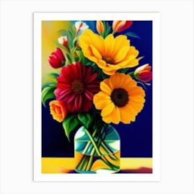 Flowers In A Vase 7 Art Print