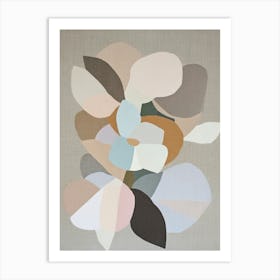 Abstract Flowers Art Print