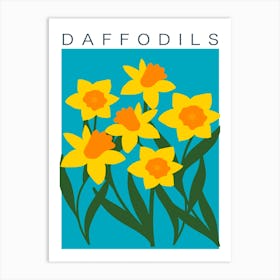 Daffodil Spring Flower Art Print
