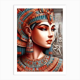 Cleopatra Portrait Artwork 82 Art Print