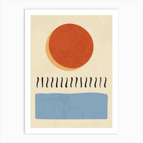 Minimalist Geometric Abstract Art Print Art Print