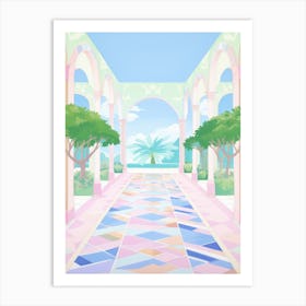 Forte Dei Marmi, Italy Colourful View 2 Art Print