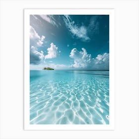 Azure Water Art Print