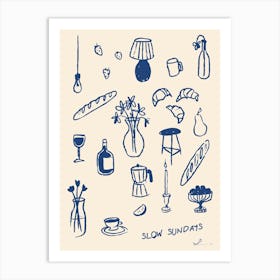 Slow Sundays Art Print