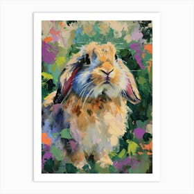 American Fuzzy Rabbit Painting 3 Art Print