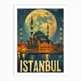 Istanbul Traveling Art Print