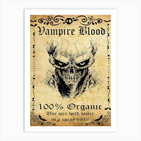 Vampire Blood Art Print