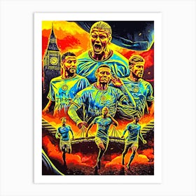 London City Football Team Art Print