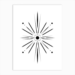 Sun Star Art Print