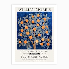 William Morris Vintage Poster Orange Tree Art Print