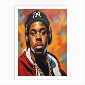 Shawn Corey Carter_Jay-Z 6 Art Print