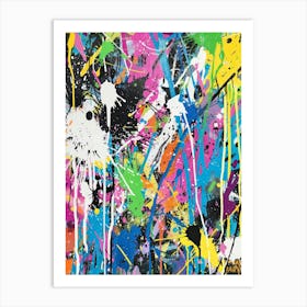 Splatter Painting 7 Art Print