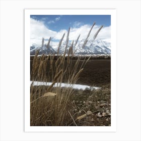 Utah Mountain Range Art Print