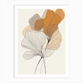 Ginkgo Leaves 13 Art Print