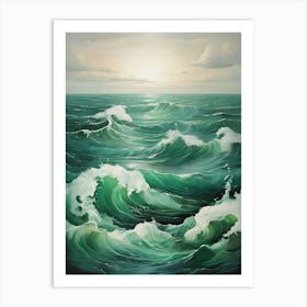 Ocean Waves 1 Art Print