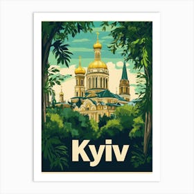 Aihrgdesign A Vintage Travel Poster Of Kyiv 2 Póster