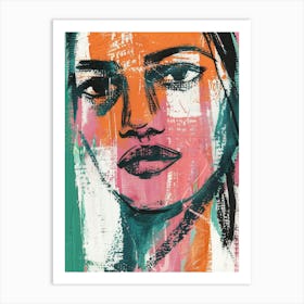 Portrait Of A Woman 317 Art Print