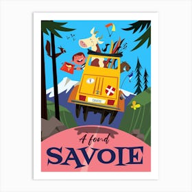 A Fond Savoie Art Print