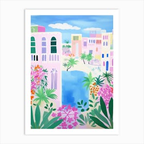 Brindisi, Italy Colourful View 2 Art Print