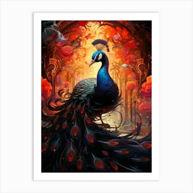 Peacock 1 Art Print