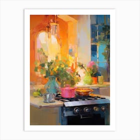 Kitchen In The Sun Art Print