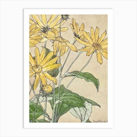 Sunflowers (1915), Hannah Borger Overbeck Art Print