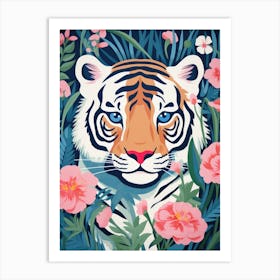 Tiger In The Jungle 8 Art Print