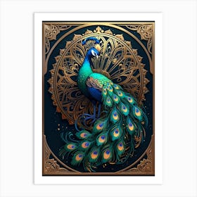 Peacock 37 Art Print