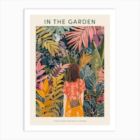 In The Garden Poster Christchurch Botanical Gardens Art Print