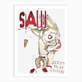 Saw Lets Play A Game Art Print