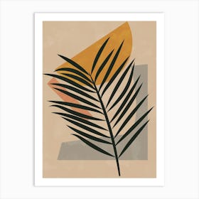 Palm Boho Plant Art Print