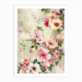 Floral Painting Art Print