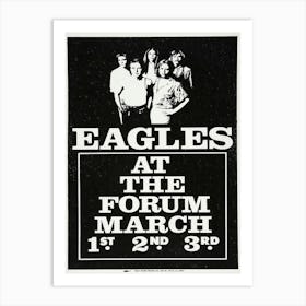 Poster Eagles At The Forum March Art Print