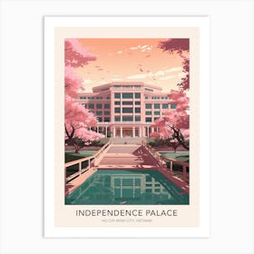 Independence Palace Ho Chi Minh City Vietnam Travel Poster Art Print