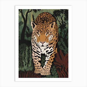 Jaguar In The Jungle 1 Art Print