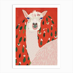 Llama Art Print