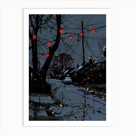 Night In The City 3 Art Print