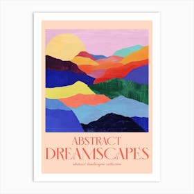 Abstract Dreamscapes Landscape Collection 17 Art Print