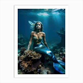 Mermaid-Reimagined 70 Art Print