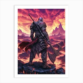 God Of War 6 Art Print