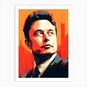 Elon Musk 1 Art Print