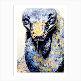 Python animal Art Print
