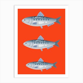 Sockeye Salmon.uk 1 Art Print