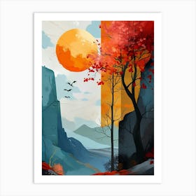 Autumn Landscape 4 Art Print